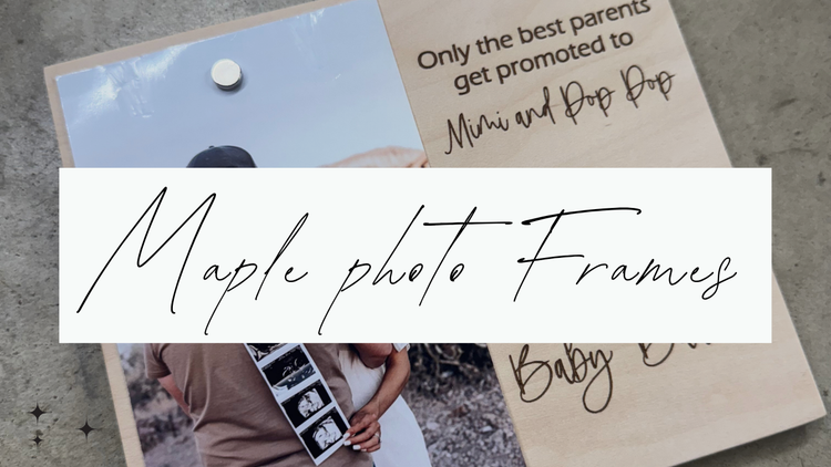 Maple Photo Frames