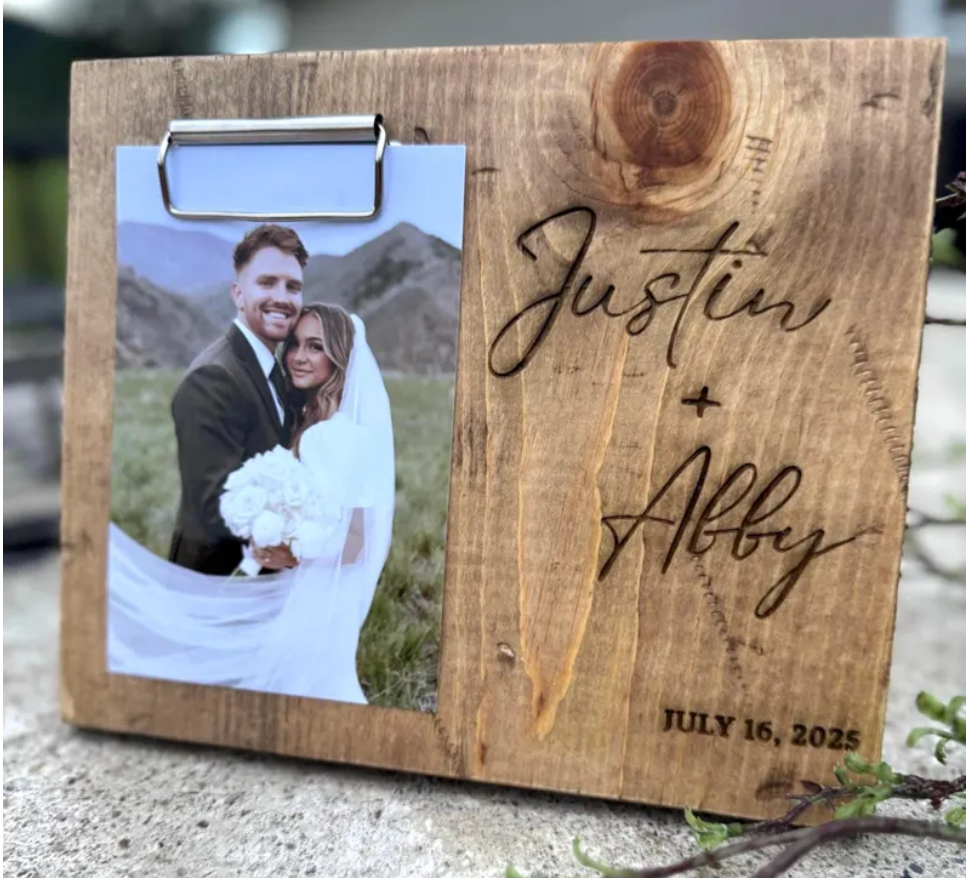 Personalized Wedding Picture Frame: Mr & Mrs