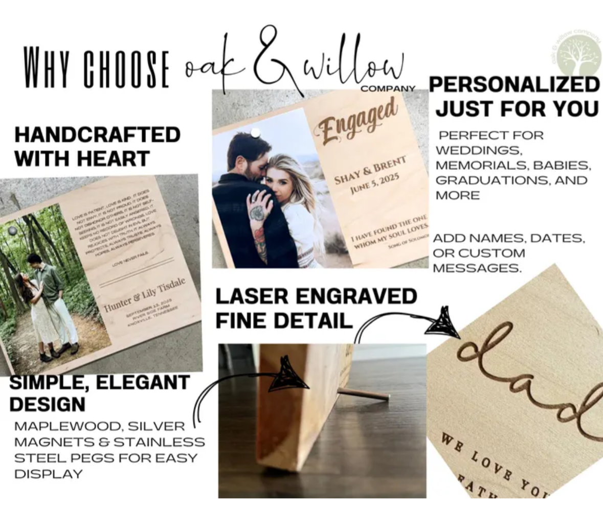 Pregnancy Announcement Photo Frame