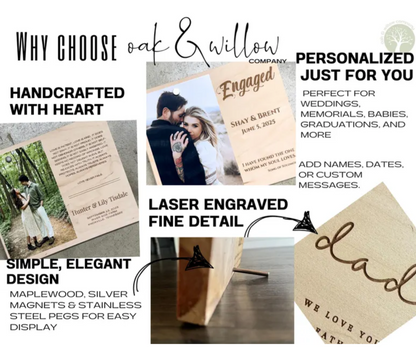 Pregnancy Announcement Photo Frame