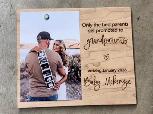 Pregnancy Announcement Photo Frame