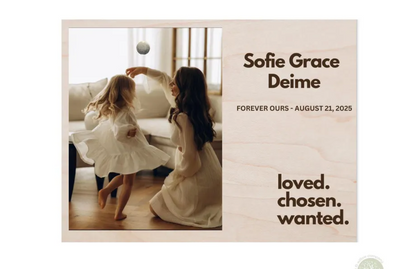 Adoption Keepsake Photo Frame