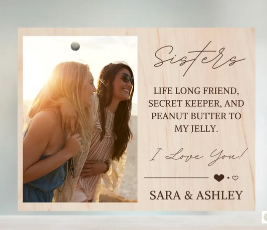 Personalized Sister Picture Frame