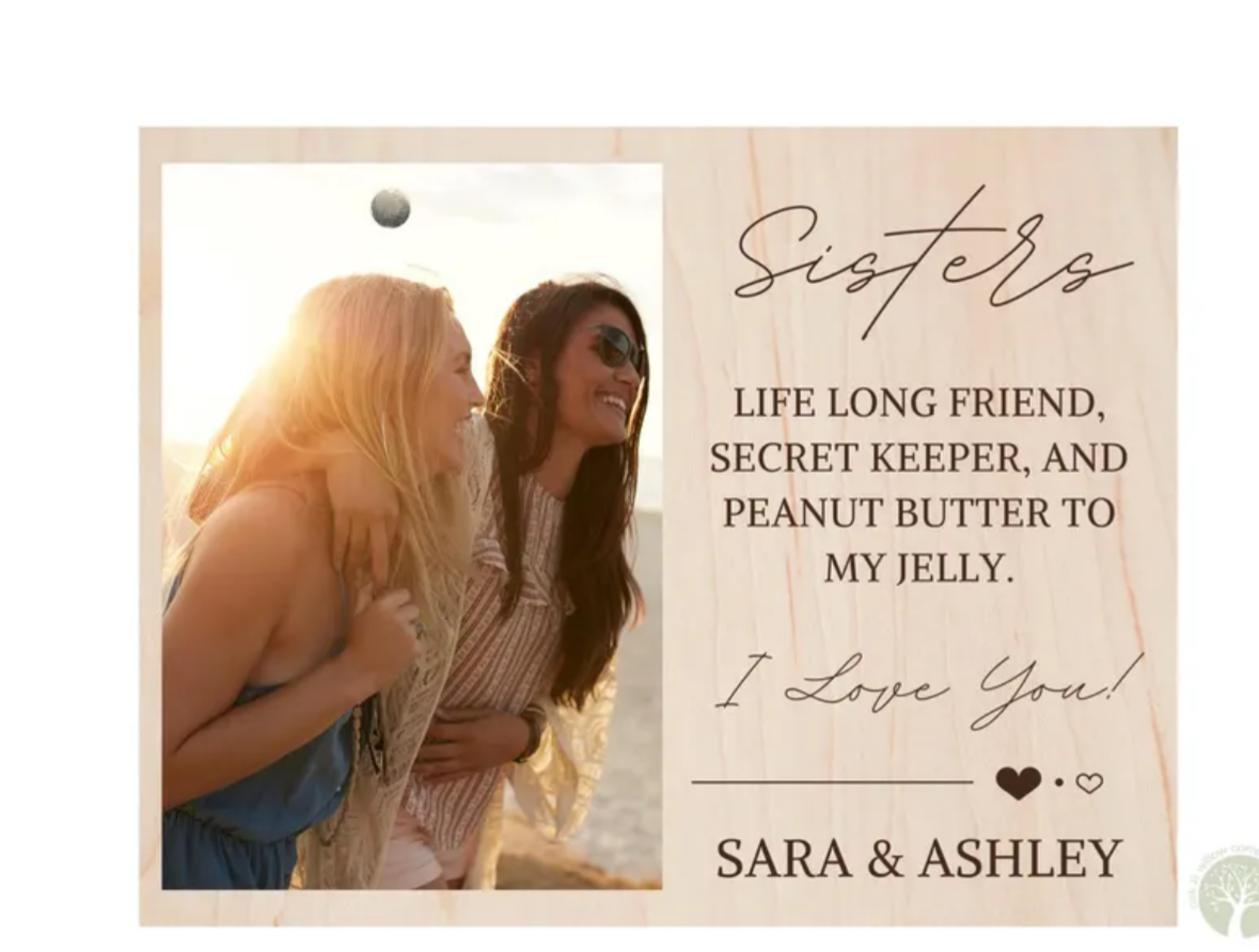 Personalized Sister Picture Frame