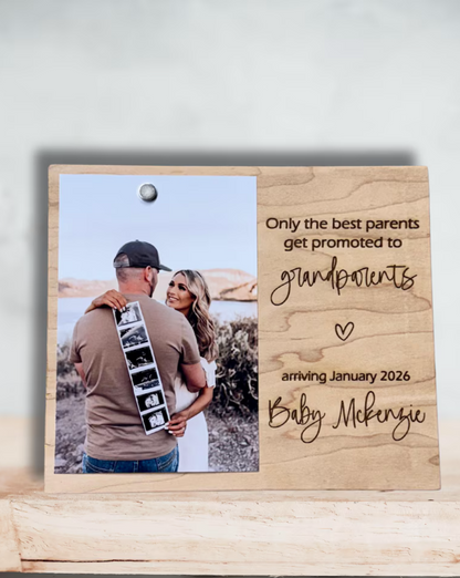 Pregnancy Announcement Photo Frame